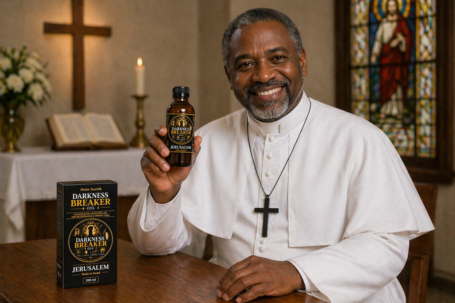 Darkness Breaker Sacred Anointing Oil - 100ml Consecrated Bottle